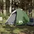 Produktbild 3 för Campingtält 2 personer grön 254x135x112 cm 185T taft