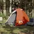 Produktbild 3 för Campingtält 2 Personer grå & orange 254x135x112 cm 185T taft
