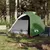 Produktbild 3 för Campingtält 2 personer grön 264x210x125 cm 185T taft