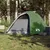 Produktbild 3 för Campingtält 4 personer grön 267x272x145 cm 185T taft