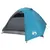 Produktbild 4 för Campingtält 4 personer blå 267x272x145 cm 185T taft