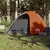 Produktbild 3 för Campingtält 4 Personer grå & orange 267x272x145 cm 185T taft