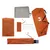 Produktbild 12 för Campingtält 2 Personer grå & orange 320x140x120 cm 185T taft