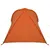 Produktbild 8 för Campingtält 2 Personer grå & orange 320x140x120 cm 185T taft
