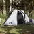 Produktbild 3 för Campingtält 2 personer vit 320x140x120 cm 185T taft