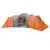 Produktbild 4 för Campingtält 12 Personer grå & orange 840x720x200 cm 185T taft