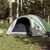 Produktbild 3 för Campingtält 4 personer grön 300x250x132 cm 185T taft
