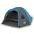 Produktbild 2 för Campingtält 4 personer blå 300x250x132 cm 185T taft