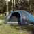 Produktbild 3 för Campingtält 4 personer blå 300x250x132 cm 185T taft