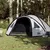 Produktbild 3 för Campingtält 4 personer vit 300x250x132 cm 185T taft