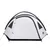 Produktbild 6 för Campingtält 4 personer vit 300x250x132 cm 185T taft