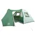 Produktbild 4 för Campingtält 6 personer grön 466x342x200 cm 185T taft
