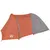 Produktbild 5 för Campingtält 6 Personer grå & orange 466x342x200 cm 185T taft
