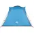 Produktbild 7 för Campingtält 4 personer blå 240x221x160 cm 185T taft