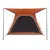 Produktbild 8 för Campingtält 4 Personer grå & orange 240x221x160 cm 185T taft