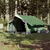 Produktbild 3 för Campingtält 2 personer grön 193x122x96 185T taft