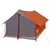 Produktbild 6 för Campingtält 2 Personer grå & orange 193x122x96 cm 185T taft