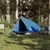 Produktbild 3 för Campingtält 2 personer blå 200x120x88/62 cm 185T taft