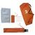 Produktbild 12 för Campingtält 2 Personer grå & orange 200x120x88/62 cm 185T taft