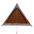 Produktbild 6 för Campingtält 2 Personer grå & orange 200x120x88/62 cm 185T taft