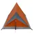 Produktbild 8 för Campingtält 2 Personer grå & orange 200x120x88/62 cm 185T taft