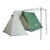 Produktbild 4 för Campingtält 3 personer grön 465x220x170 cm 185T taft