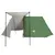 Produktbild 7 för Campingtält 3 personer grön 465x220x170 cm 185T taft