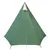 Produktbild 9 för Campingtält 3 personer grön 465x220x170 cm 185T taft