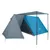 Produktbild 4 för Campingtält 3 personer blå 465x220x170 cm 185T taft