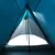 Produktbild 10 för Campingtält 3 personer blå 465x220x170 cm 185T taft