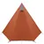 Produktbild 9 för Campingtält 3 Personer grå & orange 465x220x170 cm 185T taft