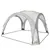 Produktbild 5 för Partytält vit 360x360x215 cm 185T taft