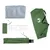 Produktbild 12 för Campingtält 4 personer grön 367x367x259 cm 185T taft