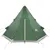 Produktbild 6 för Campingtält 4 personer grön 367x367x259 cm 185T taft