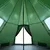 Produktbild 9 för Campingtält 4 personer grön 367x367x259 cm 185T taft