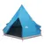 Produktbild 4 för Campingtält 4 personer blå 367x367x259 cm 185T taft