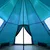 Produktbild 9 för Campingtält 4 personer blå 367x367x259 cm 185T taft
