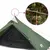 Produktbild 10 för Campingtält 1 person grön 255x153x130 cm 185T taft