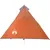 Produktbild 9 för Campingtält 1 Person grå & orange 255x153x130 cm 185T taft