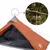 Produktbild 10 för Campingtält 1 Person grå & orange 255x153x130 cm 185T taft
