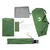 Produktbild 12 för Campingtält 4 personer grön 360x140x105 cm 185T taft