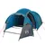 Produktbild 4 för Campingtält 4 personer blå 360x135x105 cm 185T taft