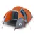 Produktbild 2 för Campingtält 4 Personer grå & orange 360x135x105 cm 185T taft