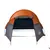 Produktbild 6 för Campingtält 4 Personer grå & orange 360x135x105 cm 185T taft