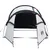 Produktbild 6 för Campingtält 4 personer vit 360x135x105 cm 185T taft