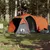 Produktbild 3 för Campingtält 3 Personer grå & orange 370x185x116 cm 185T taft