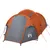 Produktbild 5 för Campingtält 3 Personer grå & orange 370x185x116 cm 185T taft