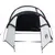Produktbild 6 för Campingtält 3 personer vit 370x185x116 cm 190T taft