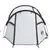 Produktbild 7 för Campingtält 3 personer vit 370x185x116 cm 190T taft