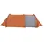 Produktbild 7 för Campingtält 4 Personer grå & orange 405x170x106 cm 185T taft